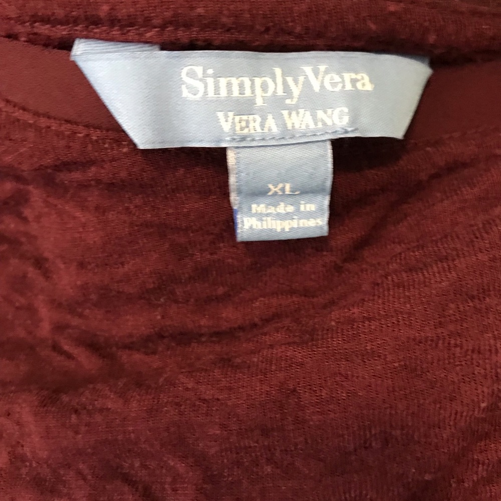 Long sleeve knit pullover top